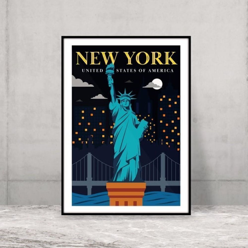 NYC Statue of Liberty Print
